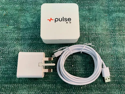 02. The Pulse One unit, along with USB cable and mains adaptor