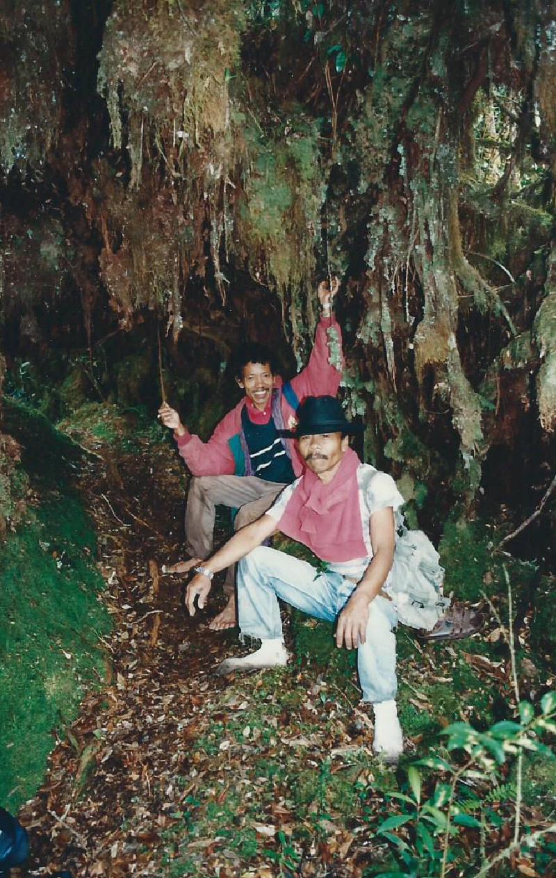 On the ascent up Gunung Pangulubao, Sumatra.